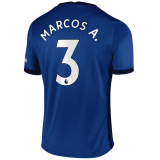 2020/2021 Chelsea Home Blue Men's Soccer Jersey Marcos A. #3