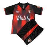 2020/21 Bournemouth Home Black&Red Kids Soccer Jersey Kit(Shirt + Short)
