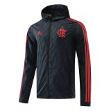 Flamengo Black - Red Logo All Weather Windrunner Jacket Mens 2022/23 #Hoodie