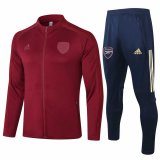 2020-2021 Arsenal Burgundy Jacket Soccer Training Suit