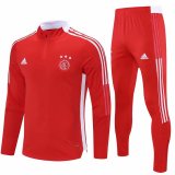 Ajax Red Training Suit Mens 2021/22