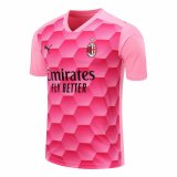 2020/2021 AC Milan Goalkeeper Pink Soccer Jersey Men's