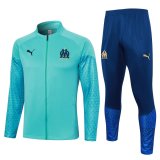 Olympique Marseille Green Training Jacket + Pants Mens 2023/24