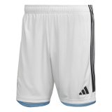 Argentina 3-Star Home White World Cup Champions Short Mens 2023