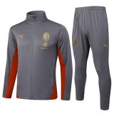 AC Milan Grey Training Jacket + Pants 2025/26 Mens