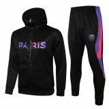 PSG x Jordan Hoodie Black Training Suit (Jacket + Pants) Mens 2020/21