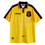 1998 World Cup Scotland Away Yellow Retro Soccer Jersey Shirt Men