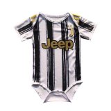 2020/2021 Juventus Home Black&White Stripes Baby Infant Crawl Soccer Jersey Shirt
