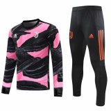 2020/2021 Juventus UCL Black - Pink Soccer Training Suit Men