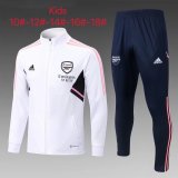 Arsenal White Training Suit Kids 2022/23