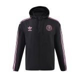 Inter Miami C.F. Black All Weather Windrunner Jacket Mens 2023/24