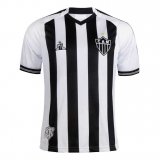 2020/2021 Atletico Mineiro Home Black & White Stripes Soccer Jersey Men's