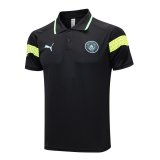 Manchester City Black Polo Jersey Mens 2023/24