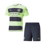 Manchester City Third Jersey + Shorts Kids 2022/23