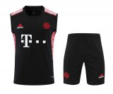 Bayern Munich Black Training Suit Singlet + Short Mens 2022/23