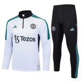 Manchester United White Training Suit Mens 2023/24