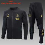 PSG x Jordan Black Training Jacket + Pants Kids 2023/24