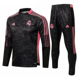 Real Madrid Black - Pink Training Suit Mens 2021/22
