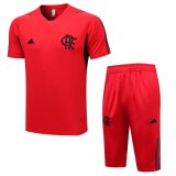 Flamengo Red Training Jersey + Short Mens 2023/24