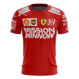 Scuderia Ferrari 2022 Red II F1 Team T-Shirt Mens