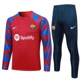 Barcelona Red Training Suit Mens 2023/24