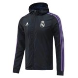 Real Madrid Black All Weather Windrunner Jacket Mens 2022/23