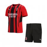 AC Milan Home Jersey + Short Kids 2021/22