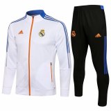 Real Madrid White Training Suit Jacket + Pants Mens 2021/22
