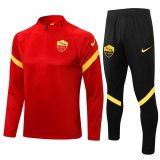 Roma Red Training Suit Mens 2021/22