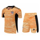 Sao Paulo FC Goalkeeper Yellow Jersey + Short Mens 2021/22