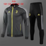 Juventus Grey Training Suit(Jacket + Pants) Kids 2021/22