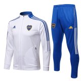 Boca Juniors White Training Suit (Jacket + Pants) Mens 2021/22
