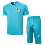 Palmeiras Light Blue Training Jersey + Short Mens 2023/24