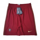 Portugal Home Red Shorts Mens 2021