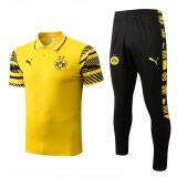 Dortmund Yellow Training Suit Polo + Pants Mens 2022/23