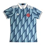 2020/2021 Ajax Soccer Polo Jersey Light Blue - Mens
