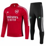 Arsenal Red Training Suit Mens 2021/22