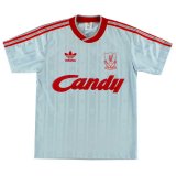 1988 Liverpool Retro Away White Men Soccer Jersey Shirt