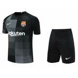 Barcelona Black Jersey + Short Mens 2021/22
