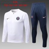 PSG White Training Suit Kids 2022/23