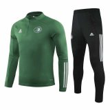 2020-2021 Feyenoord Rotterdam Hunter Green Half Zip Soccer Training Suit