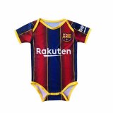 2020/2021 Barcelona Home Red&Blue Stripes Baby Infant Crawl Soccer Jersey Shirt