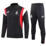 AC Milan Black Training Jacket + Pants Mens 2023/24