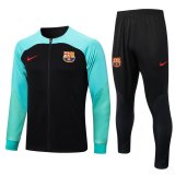 Barcelona Black Training Jacket + Pants Mens 2022/23