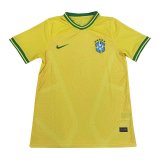 Brazil Yellow Training Jersey Mens 2022