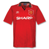 Manchester United Retro Home Jersey Mens 1994/95