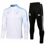 Real Madrid White Training Suit Mens 2021/22