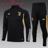 Juventus Black Training Sweatshirt + Pants Kids 2023/24