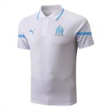 Olympique Marseille White Polo Jersey Mens 2022/23