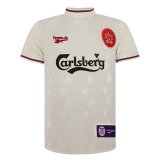 1996/97 Liverpool Retro Away White Men Soccer Jersey Shirt